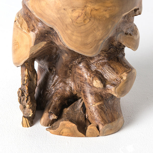 Teak Root Stool