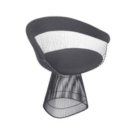 Brass And Wool Curve Chair Collection