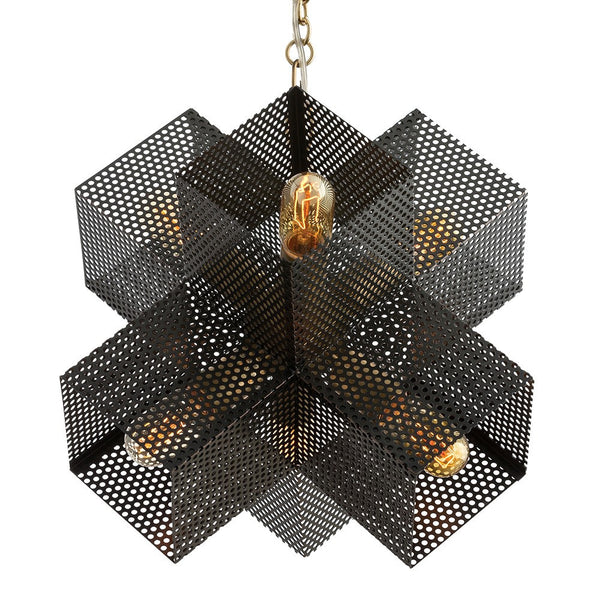 Large Perforated Chandelier